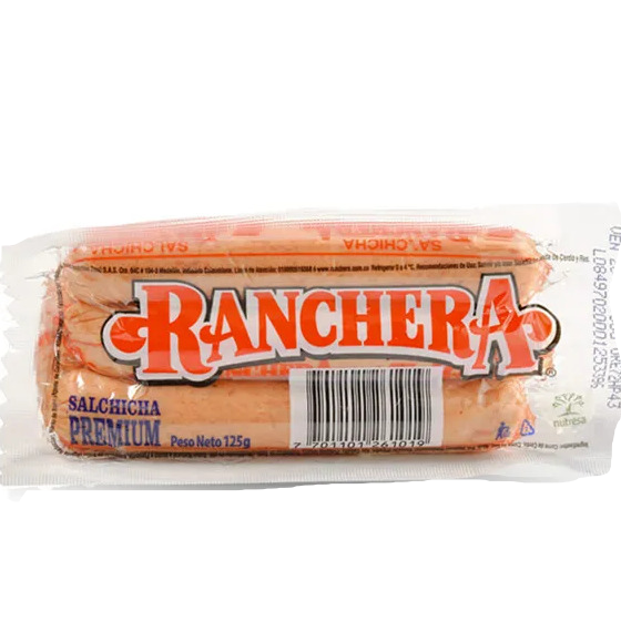 Salchicha ranchera x 5 und